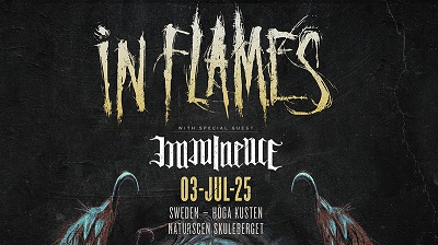 In Flames på Naturscen Skuleberget - bussresa